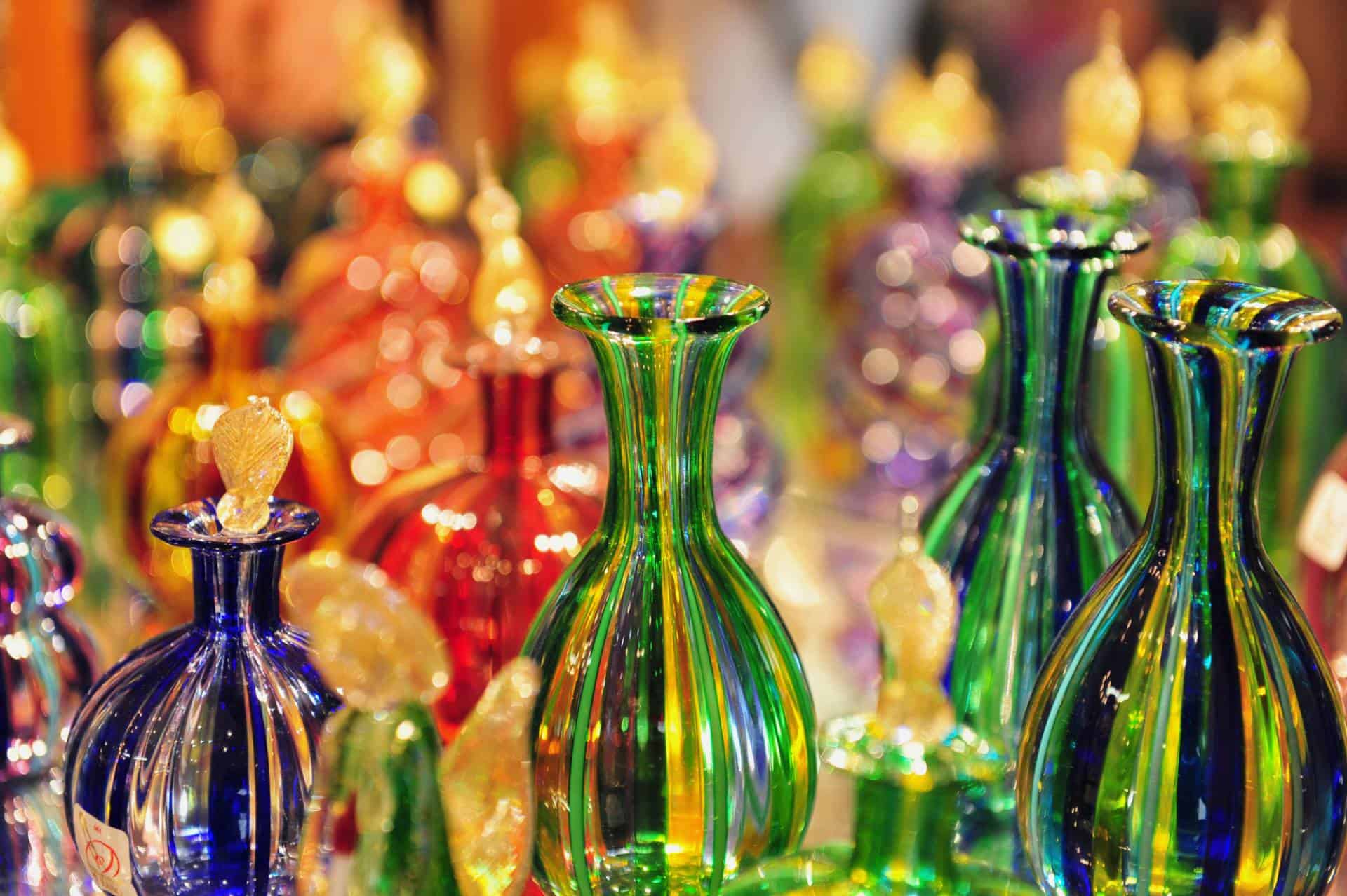 Glasswork on Murano Island, Italy.