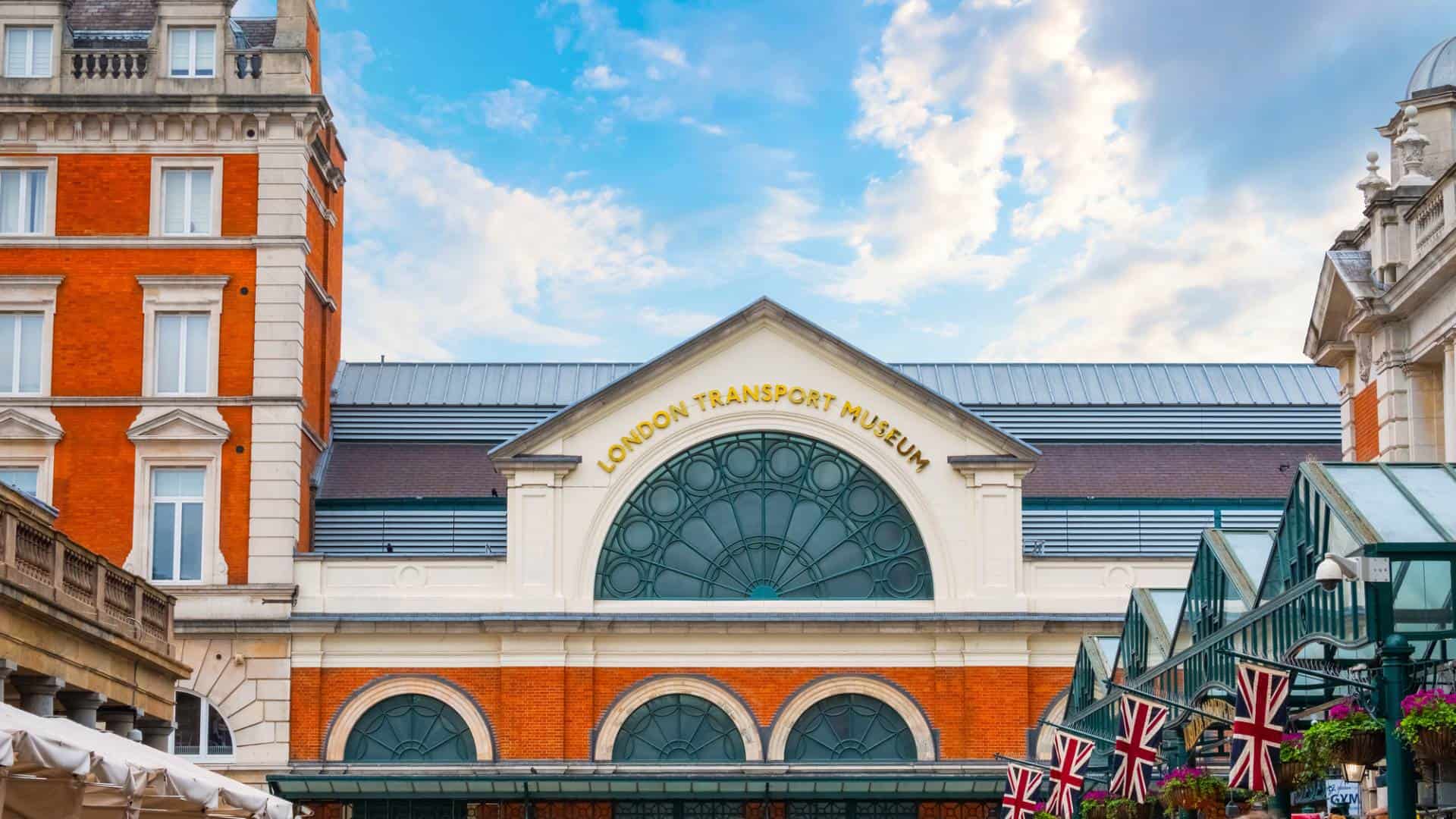 The London Transport Museum in Covent Garden, London, UK