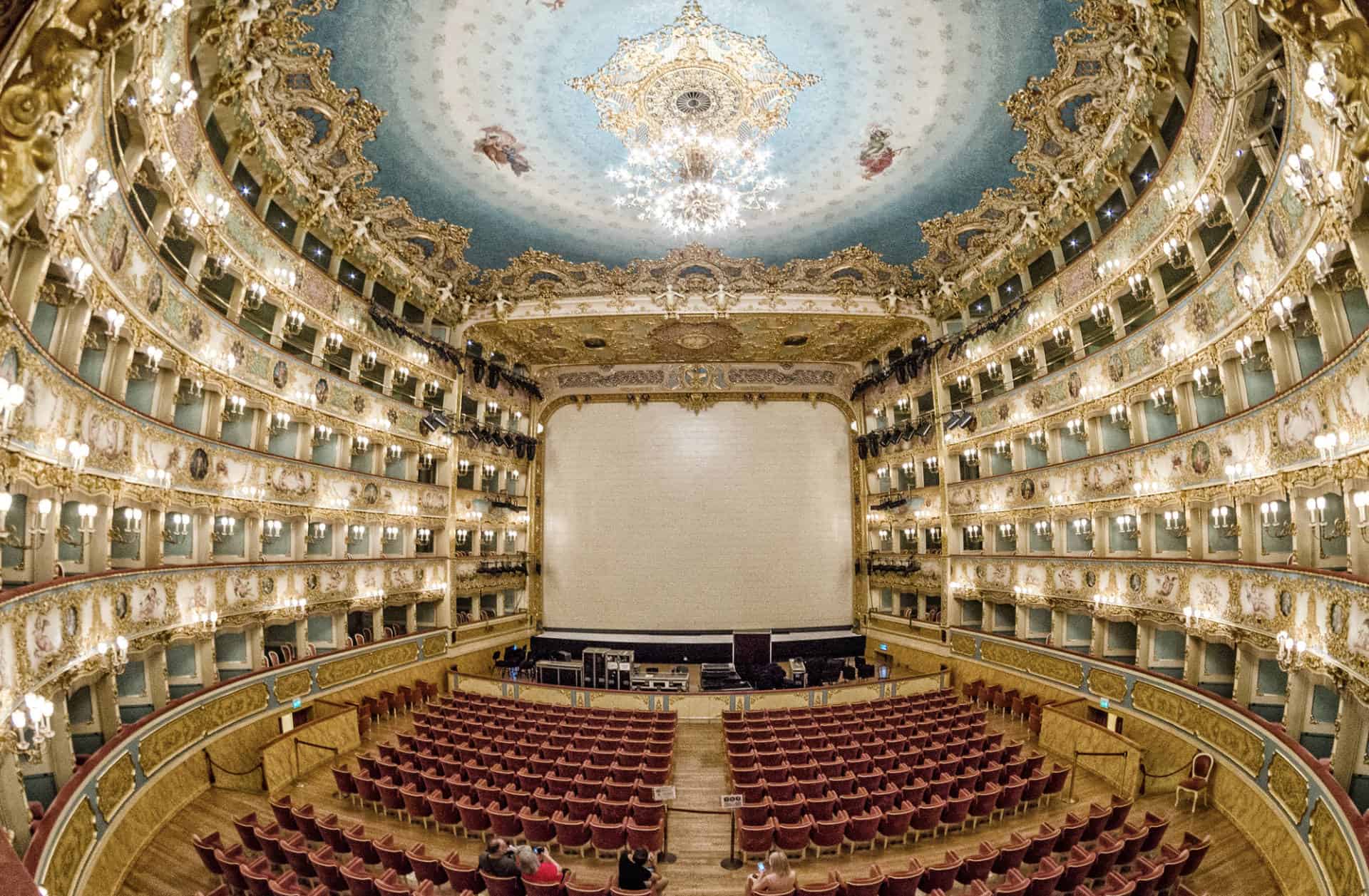 Interior of La Fenice Theatre 