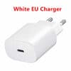 Europe Charger Adapter White