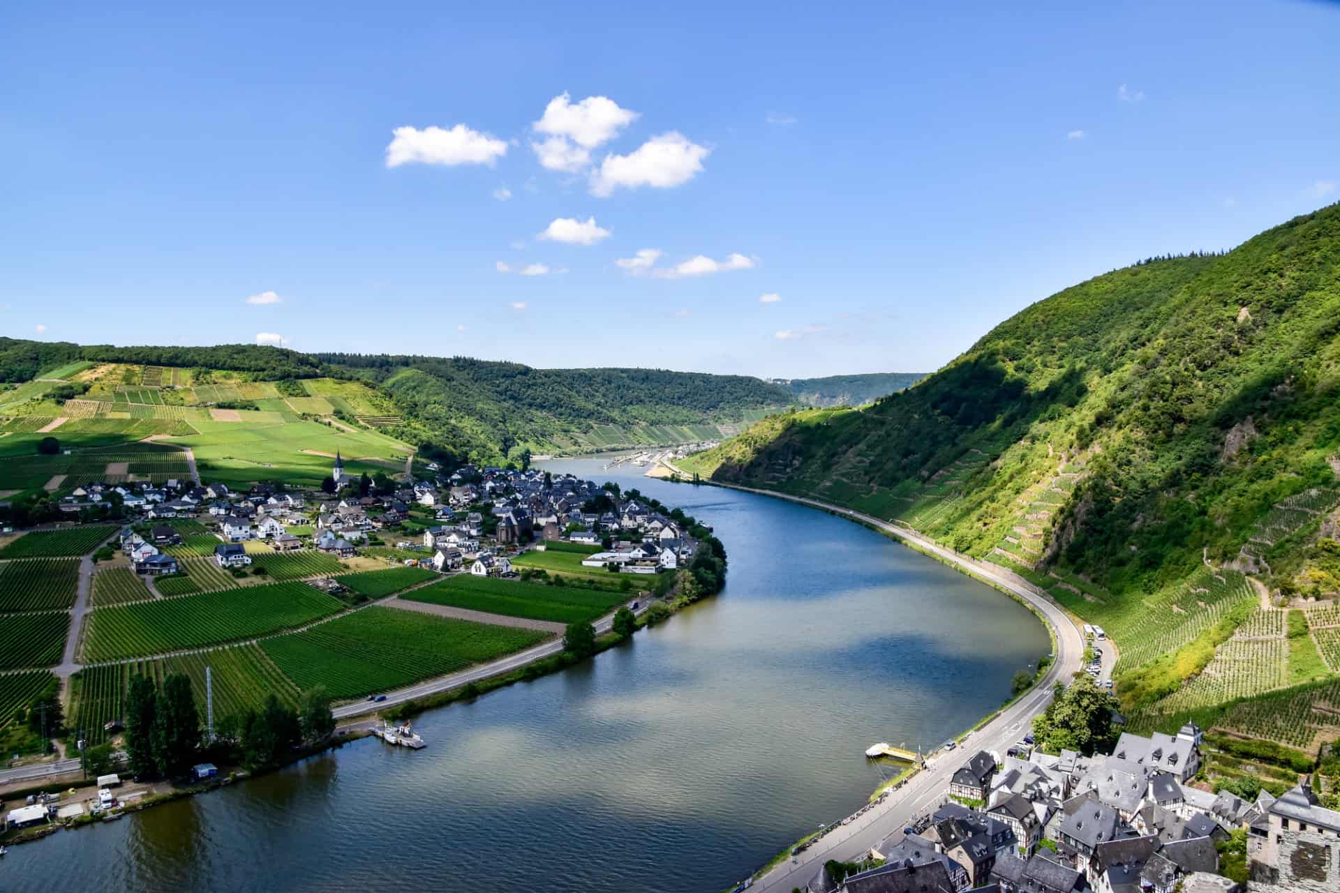 Beautiful shot of Moselle River
