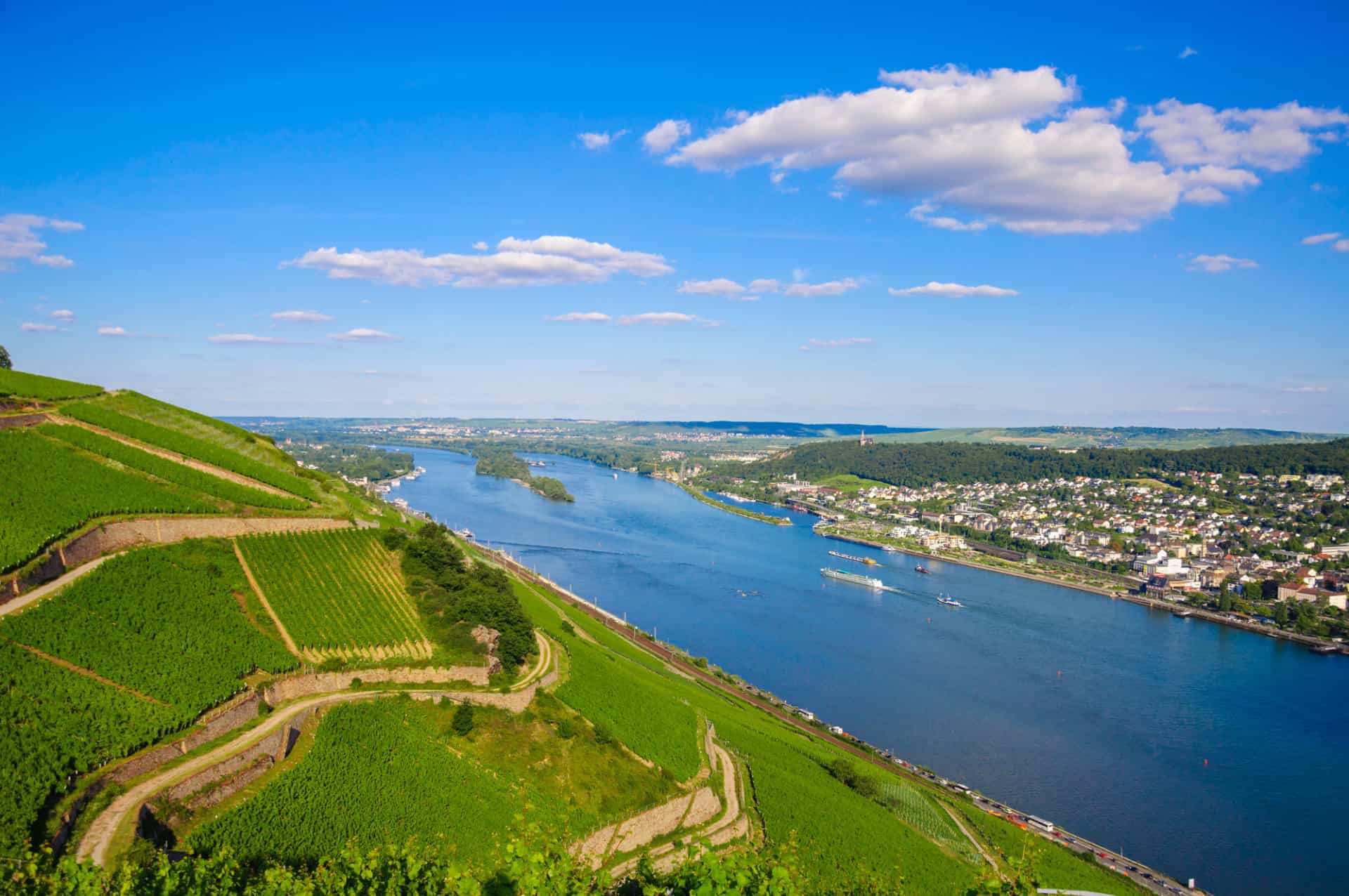 Where is the Rhine River?