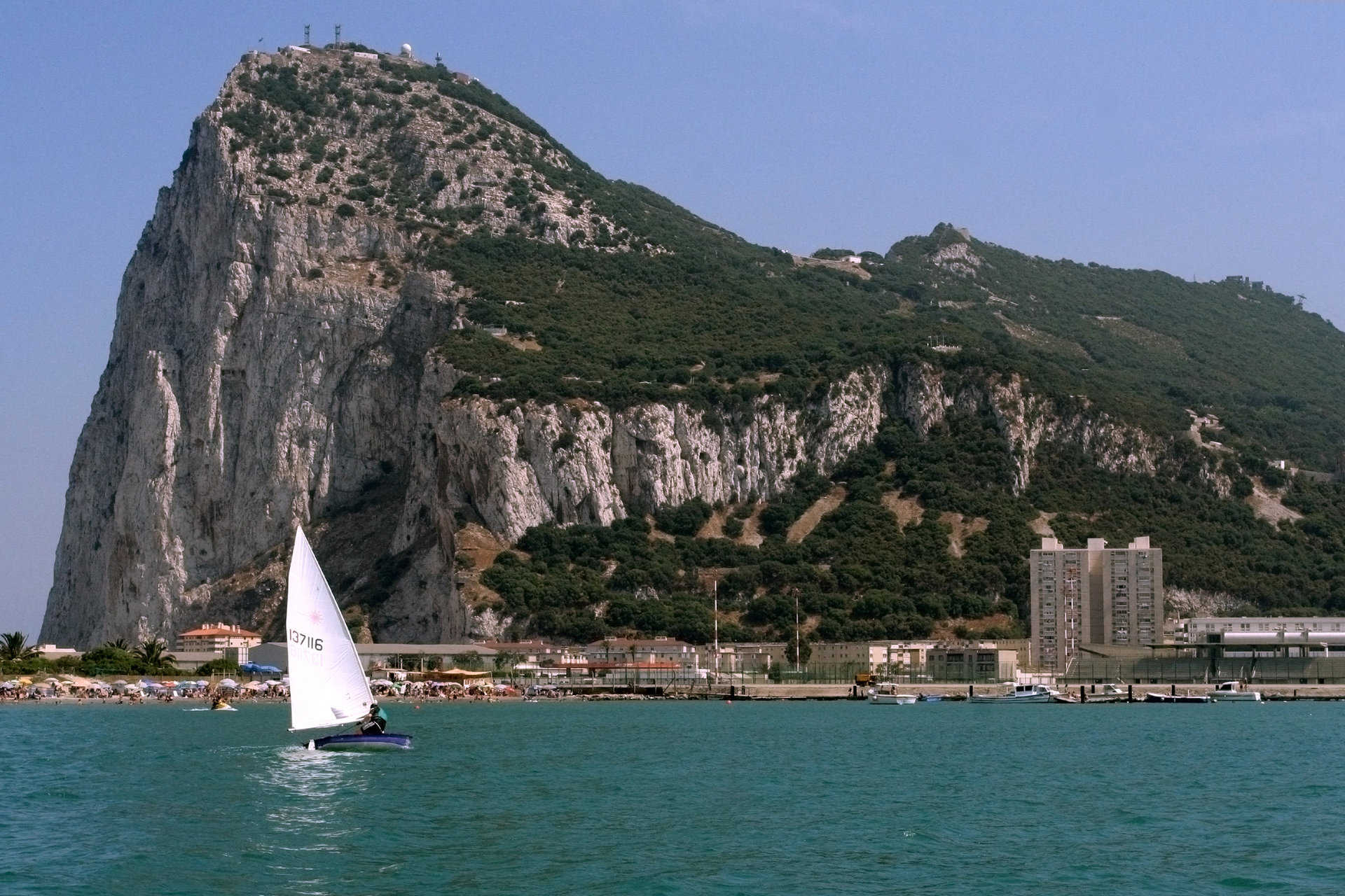 The rock of Gibraltar Spain